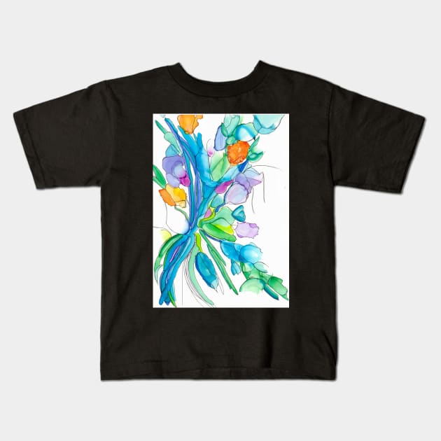 A birthday bouquet. Kids T-Shirt by atep